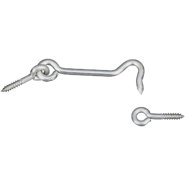 National Stainless Steel 3 In. Hook & Eye Bolt N348-409 - main